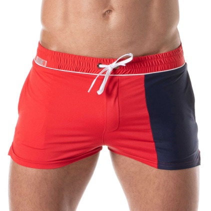 TOF Paris Short de Bain Holidays Rouge - Marine TOF Paris Short de Bain Holidays Rouge - Marine