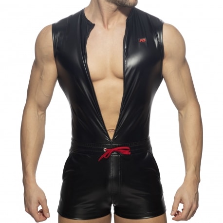 AD Fetish Rub Bodysuit - Black