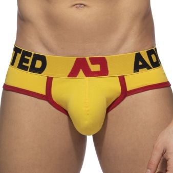 Slip Basic Colors AD Coton Jaune Addicted