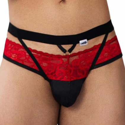 Jock Strap Dentelle Rouge CandyMan