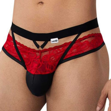 Jock Strap Dentelle Rouge CandyMan