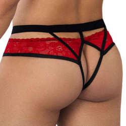 Jock Strap Dentelle Rouge CandyMan