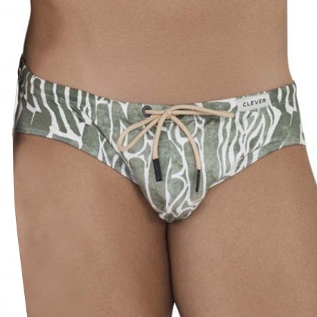 Clever Wizard Swim Briefs - Green