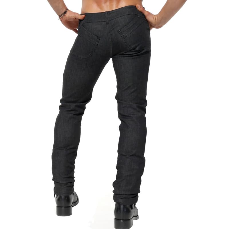 Black Ripped Skinny Jeans Men - Autumn Black Skinny Jeans Men Ripped Male  Casual - Aliexpress