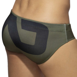Slip de Bain AD Logo Kaki Addicted