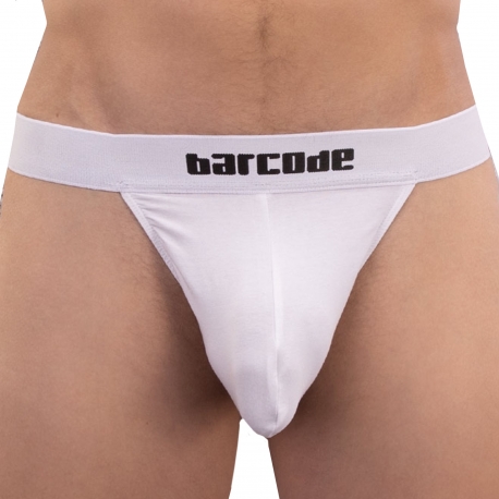 Barcode Eros Backless Thong - White
