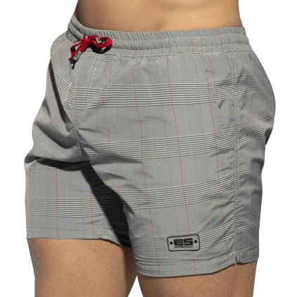 Short de Bain Long Scottish Gris ES Collection