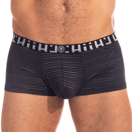 L'Homme invisible Shorty Hipster Push-Up Fade Out Lines Noir L'Homme invisible Shorty Hipster Push-Up Fade Out Lines Noir