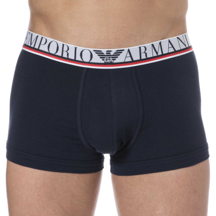 Emporio Armani Boxer Underline Logo Bleu Marine