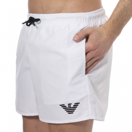 Emporio Armani Essential Swim Shorts - White