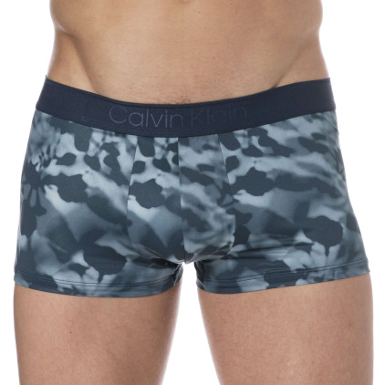Calvin Klein Boxer CK Black Micro Camouflage Bleu Nuit