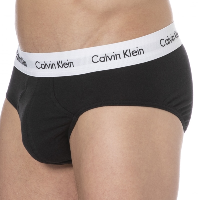 Calvin Klein 3- Pack Cotton Stretch Briefs - Black - Color