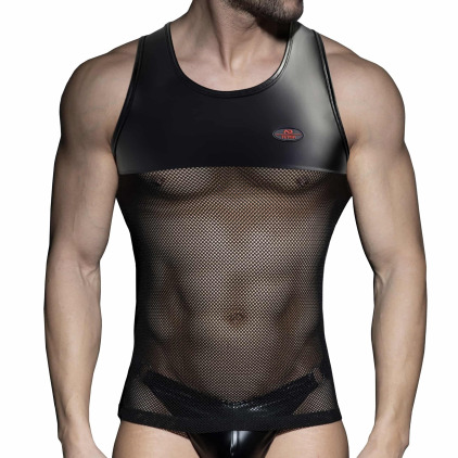 AD Fetish Débardeur Rub Mesh Noir AD Fetish Débardeur Rub Mesh Noir