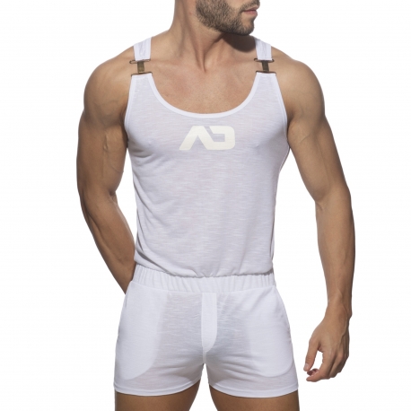 Addicted Flame AD Overalls - White
