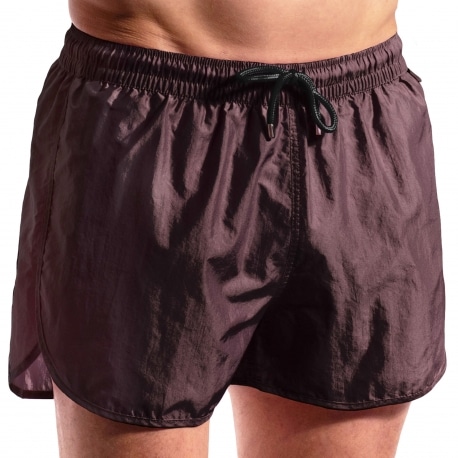 Manstore M2287 Beach Swim Shorts - Black