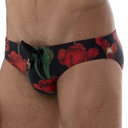 Slip de Bain Amour Noir Marcuse