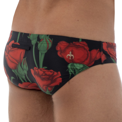 Slip de Bain Amour Noir Marcuse