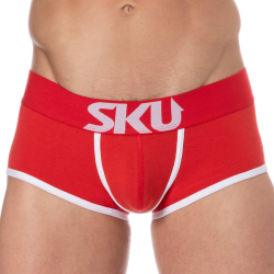 SKU Logo Cotton Trunks - Red