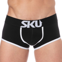 SKU Logo Cotton Trunks - Black