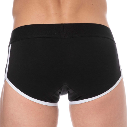 Shorty Logo Coton Noir SKU