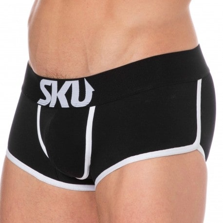 SKU Logo Cotton Trunks - Black