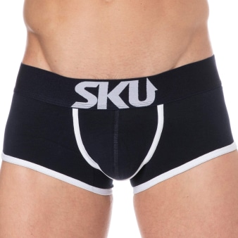 Shorty Logo Coton Bleu Marine SKU