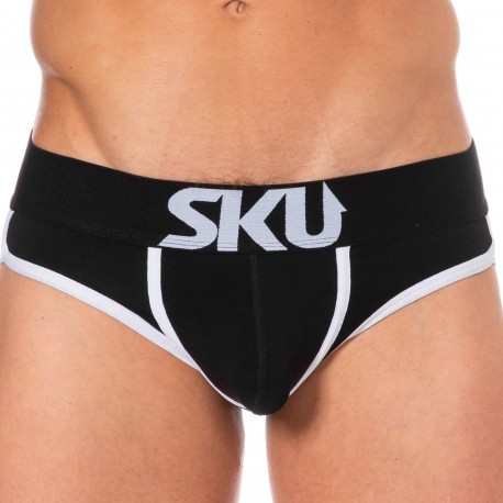 SKU Slip Logo Coton Noir