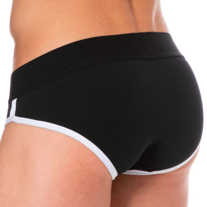 Slip Logo Coton Noir SKU