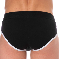 Slip Logo Coton Noir SKU
