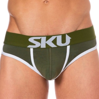 Slip Logo Coton Kaki SKU