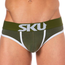 Slip Logo Coton Kaki SKU
