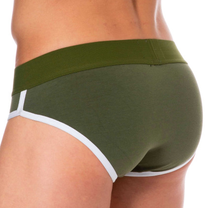 Slip Logo Coton Kaki SKU