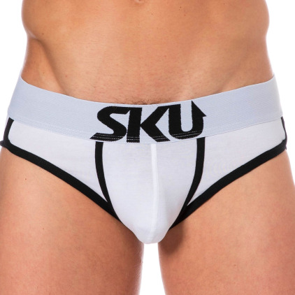 Slip Logo Coton Blanc SKU