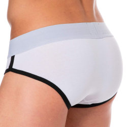 Slip Logo Coton Blanc SKU