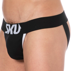 Jock Strap Logo Coton Noir SKU