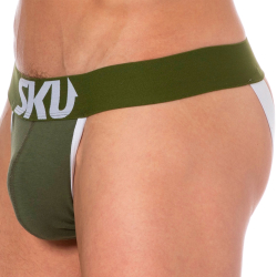 Jock Strap Logo Coton Kaki SKU
