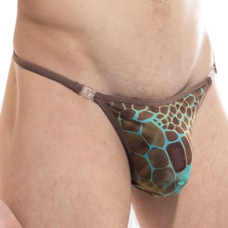 L'Homme invisible String Striptease Croco