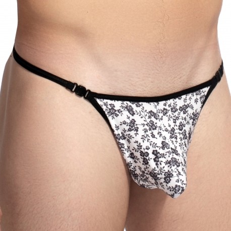 L'Homme invisible String Striptease Cyntinet Blanc