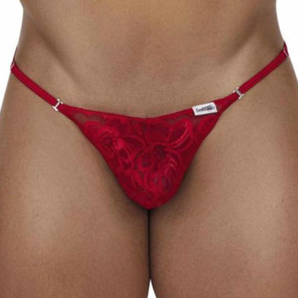 String Ficelle Dentelle Rouge CandyMan