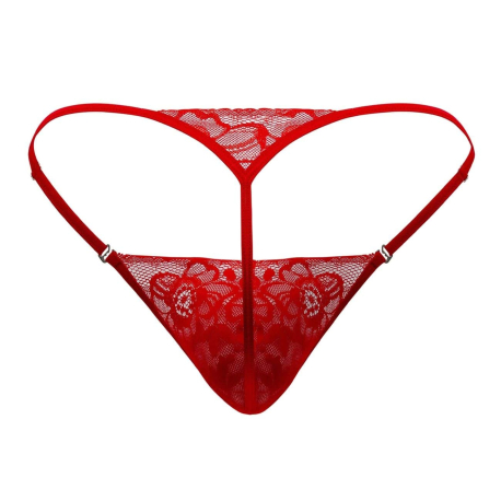 CandyMan Lace G-String - Red