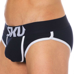 Slip Logo Coton Bleu Marine SKU