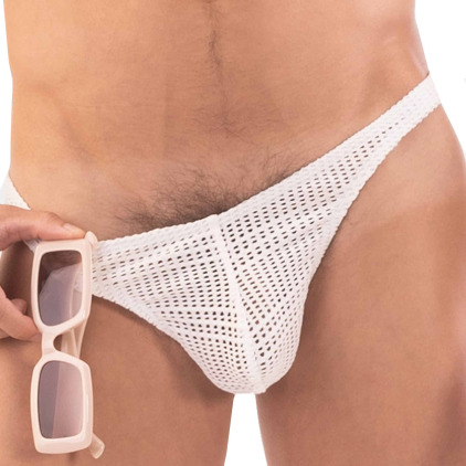 Barcode String Lor Mesh Blanc Barcode String Lor Mesh Blanc