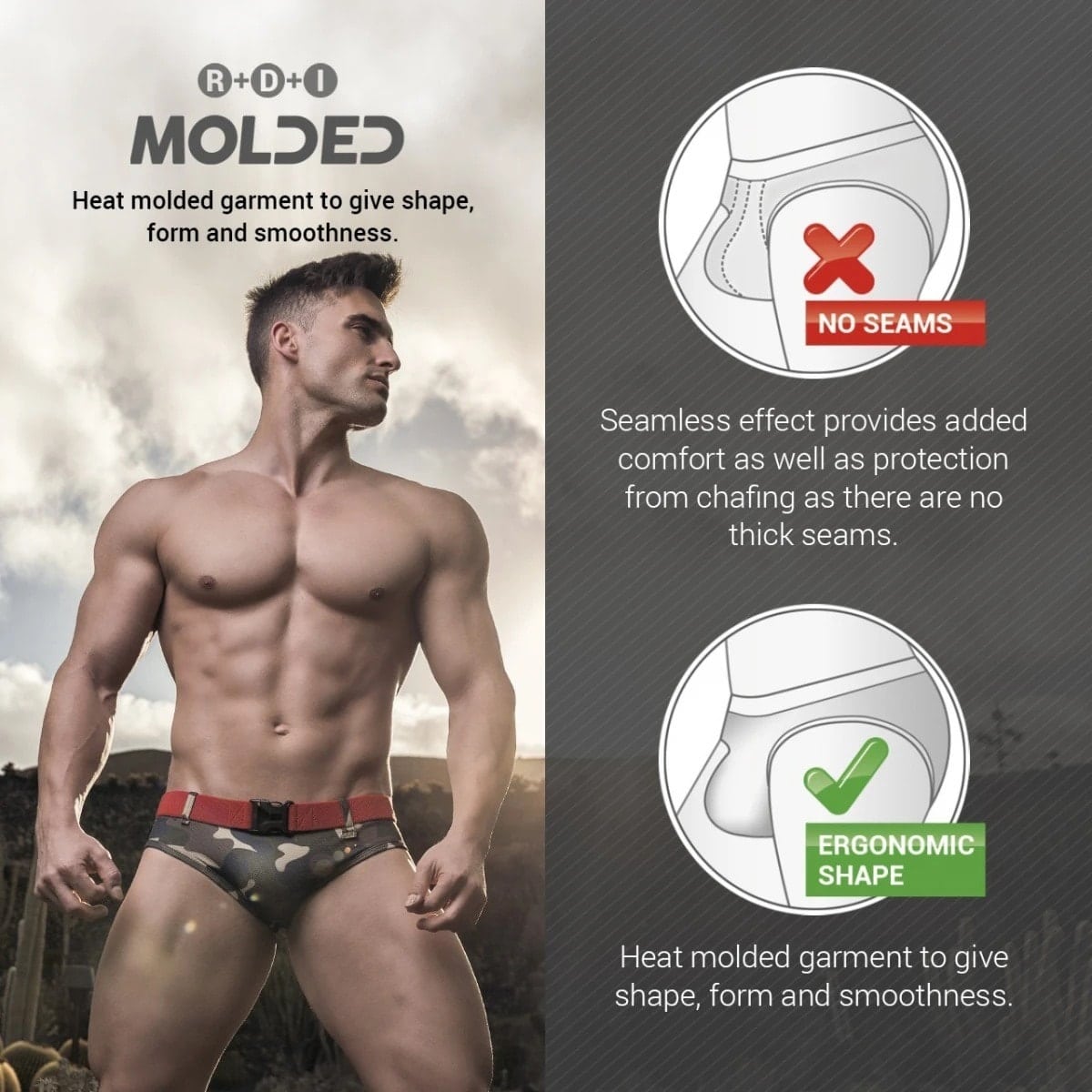 Slip De Bain Sexy Pour Homme - Bikini Coloré Pour Plage, Surf Et Sports Nautiques
