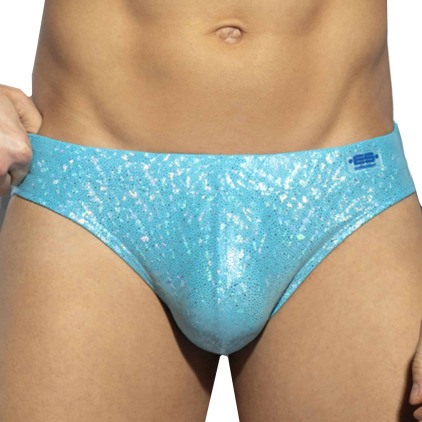 ES Collection Slip de Bain Glitter Bleu Turquoise ES Collection Slip de Bain Glitter Bleu Turquoise