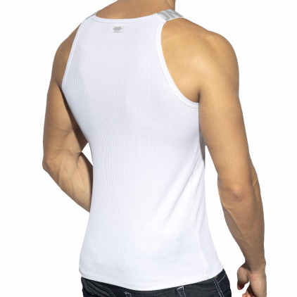 Débardeur Recycled Rib Blanc ES Collection