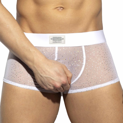 Boxer Court Net Glitter Blanc ES Collection