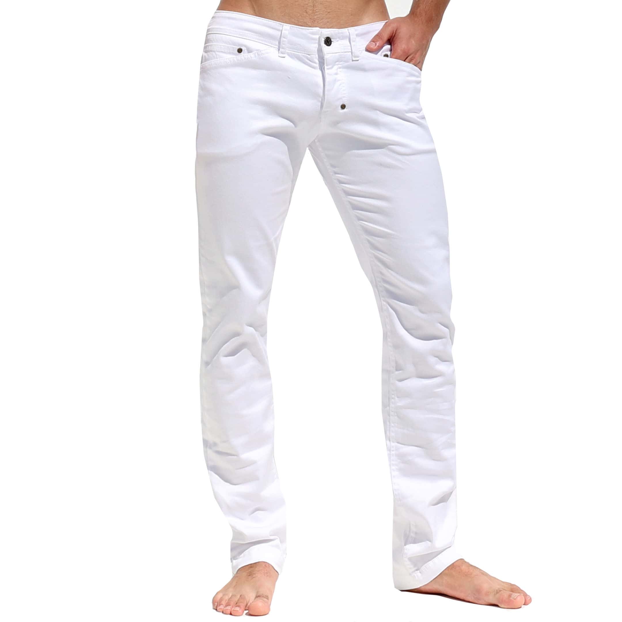 Rufskin Giorgio Jeans Pants - White | INDERWEAR