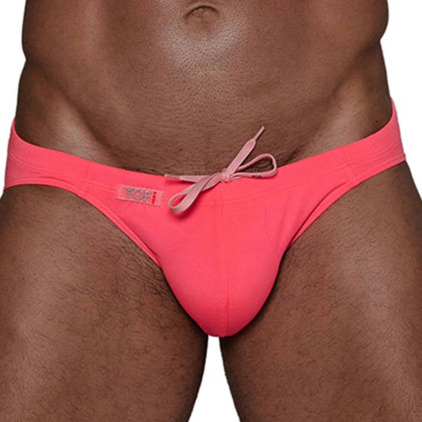 TOF Paris Slip de Bain Bikini Neon Rose Fluo TOF Paris Slip de Bain Bikini Neon Rose Fluo