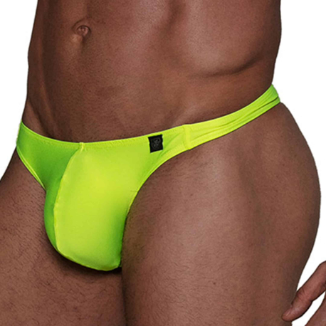 TOF Paris Neon Swim Thong - Neon Yellow