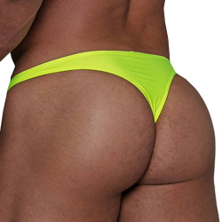String de Bain Neon Jaune Fluo TOF Paris